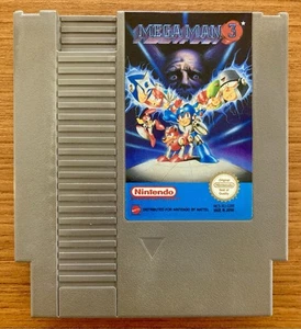 NES ~ MEGA MAN 3 ~ Nintendo Game 3 Screw NES-XU-GBR Cart Only Pal - Picture 1 of 14