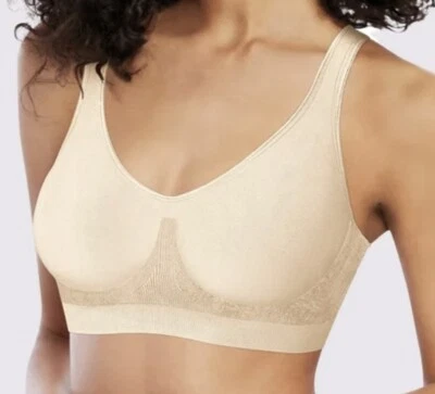 Sujetador BALI Cool Comfort Revolution Flex Sin Costuras Sin Alambres Lt Beige NUEVO Para Mujer Talla M Foto 1 de 4