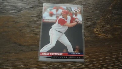 2005 LEAF #2 CASEY KOTCHMAN BASEBALL CARD - Image 1 of 2