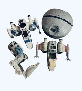 VINTAGE STAR WARS Micro Machines 1995 Action Fleet Ships Death Star Figures LOT - Picture 1 of 6
