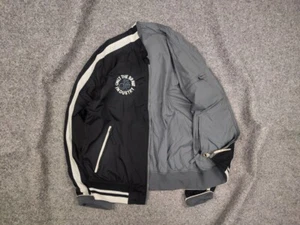 Vintage Y2K Diesel industry Logo Only The Brave Reversible Bomber Jacket - Picture 1 of 18