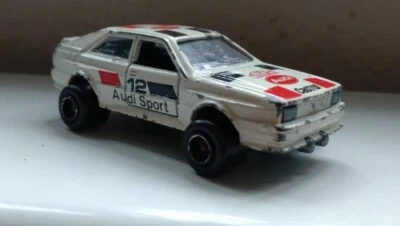 MAJORETTE AUDI QUATTRO 1/58 N°221 VOITURE DE RALLYE  - Photo 1/4
