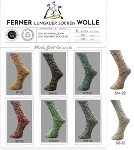 (88,00€/kg) *Lungauer Sockenwolle 4Fach* superweiche Ferner Wolle,100g Knäul, 🥰 - Bild 1 von 9