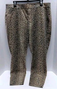 Damen XXL Leopardenmuster Stretch Hose Jeansoptik. - Bild 1 von 8