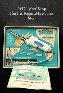 NOS 1950s PEEL KING Electric Vegetable Peeler Cleveland Detroit Corp - Picture 1 of 11