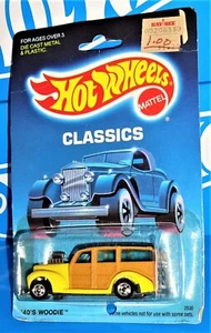 Hot Wheels 1989 Classics Release #2530 '40's Woodie Yellow & Tan w/ BWs - Bild 1 von 6