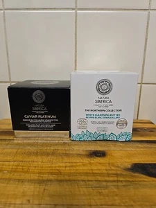 Natura Siberica White Cleansing Butter And Collagen Face And Neck Mask. - Picture 1 of 10