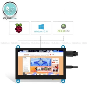 Monitor 5" Touchscreen IPS 800x480 HDMI Display für Raspberry Pi Windows Aida - Bild 1 von 9