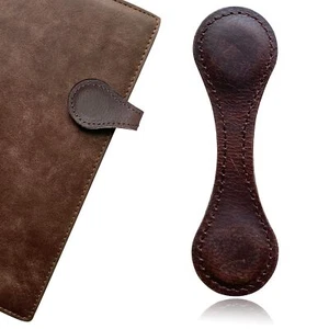Magnetic Leather Bookmarks Magnetic Bookmarks Genuine Leather Bookmark Double... - Picture 1 of 7