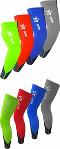 Pares de mangas de compresión de lycra protección contra rayos solares UV calentadores para brazos + piernas de ciclismo - Imagen 1 de 9
