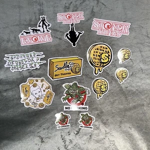 seedleSs Clothing Company Multi Pack Stickers Decals Stronger Things - Picture 1 of 11