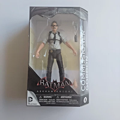 Figura de acción Batman Arkham Knight Commissioner Gordon 7" DC Collectibles 2015 Foto 1 de 4