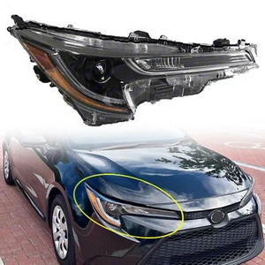 For 2020 2021 Toyota Corolla L LE Headlight Assembly LED DRL Passenger Right - Picture 1 of 5