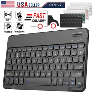 Mini Universal Wireless Bluetooth Keyboard for Windows PC Mac iOS Phone Tablet - Picture 1 of 50
