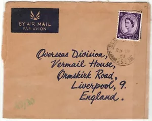 1961 Aden FPO 255 BFPO 69 airmail cover to UK Field Post Office - Picture 1 of 2