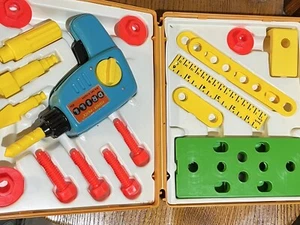 Fisher Price Spielzeug Werkzeugset (70er 80er Jahre) #924 Vintage - Bild 1 von 2