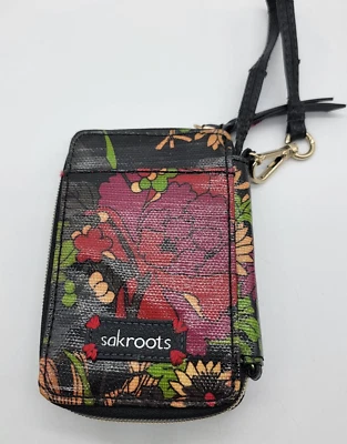 Sakroots Boho Chic Multicolor Estampado Floral Smartphone Cartera Muñequera Cartera Foto 1 de 4