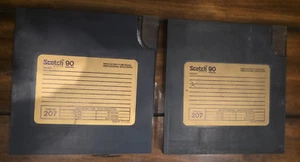 2 Scotch Professional Mastering Reel to Reel Tapes High Output/Low Noise - Picture 1 of 8