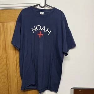 Noah Core Logo Navy Spell Out - XL - Picture 1 of 4