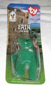 ERIN The Bear-1997 McDonalds Ty Beanie Baby con rari errori 1993, OakBrook - Foto 1 di 6