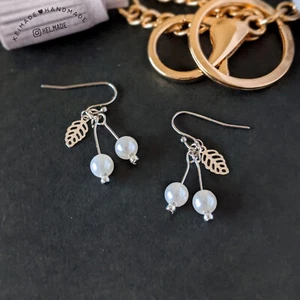 Australian Handmade π¦πΊ Mini Cherry Dangle Earrings - Picture 1 of 4
