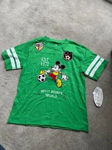 Disney Parks Mickey Fußball T-Shirt - Kind US Small - Bild 1 von 4