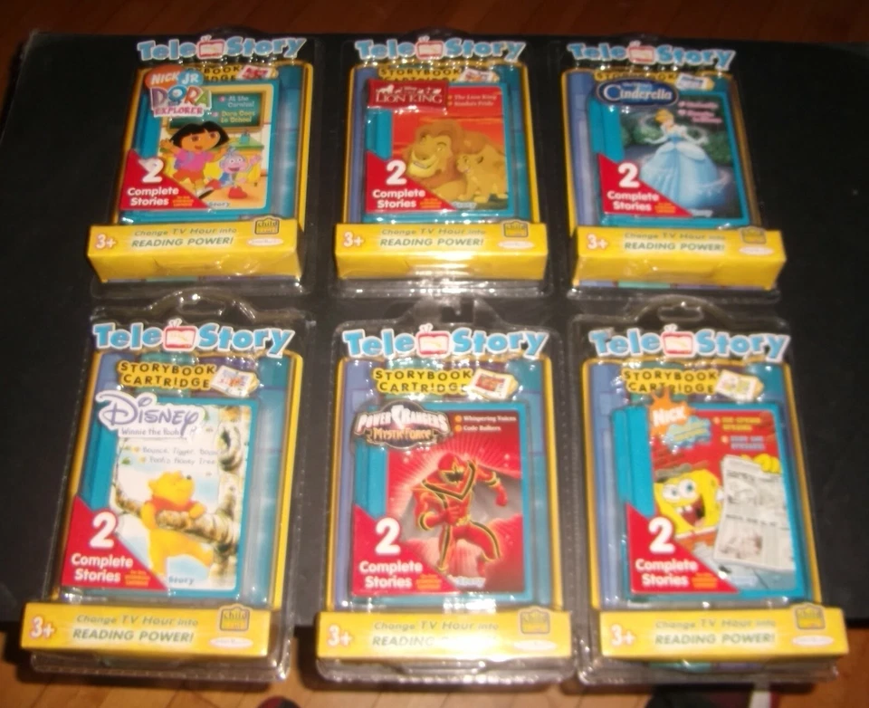 Lote de cartuchos grande Tele Story Interactive Story Book NOVO EM FOLHA Disney  - Imagem 1 de 1