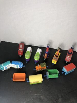 Lote de 12 Thomas Tank Engine Friends Train Die Cast Chuggington curva de aprendizaje 2010 Foto 1 de 4