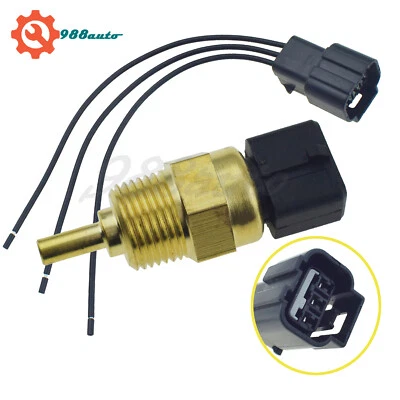 Sensor de refrigerante del motor transmisor de temperatura del agua con conector para Dodge Verna Hyundai Kia Foto 1 de 4