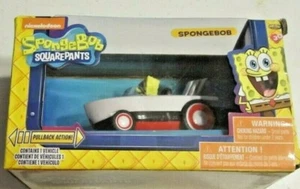 Bob Esponja Pull Back Acción Hot Rod Barco Vehículo ¡Nuevo! - Imagen 1 de 3
