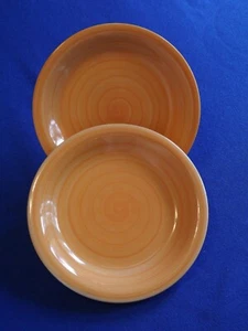 "Juego de 2 platos de ensalada de remolino naranja CITRUS GROVE 7 1/2" - Imagen 1 de 3