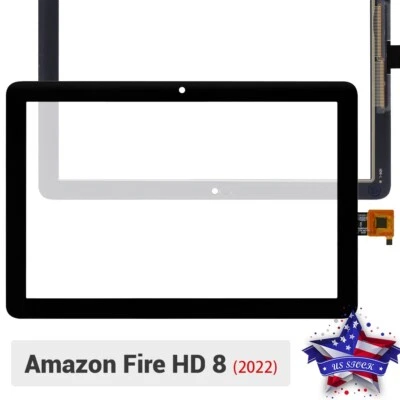 Tablet Para Amazon Fire HD 8 2022 12ª Generación Pantalla Táctil Digitalizador Vidrio Reemplazo Foto 1 de 4