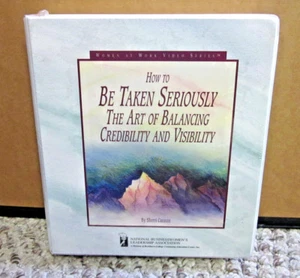 SHERRI CANNON Balancing Credibility & Visibility VHS set Women at Work business - Picture 1 of 2