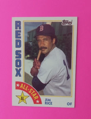 1984 Topps Baseball All Star Jim Rice ( Red Sox ) #401 ( NRMT-NMMT ) - Image 1 of 2