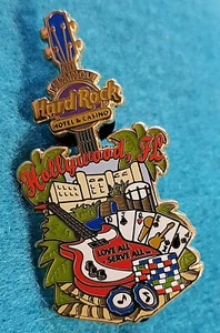 CAMISETA HOLLYWOOD HOTEL CITY SERIE GUITARRA POKER FACHADA V13 Hard Rock Café PIN - Imagen 1 de 1