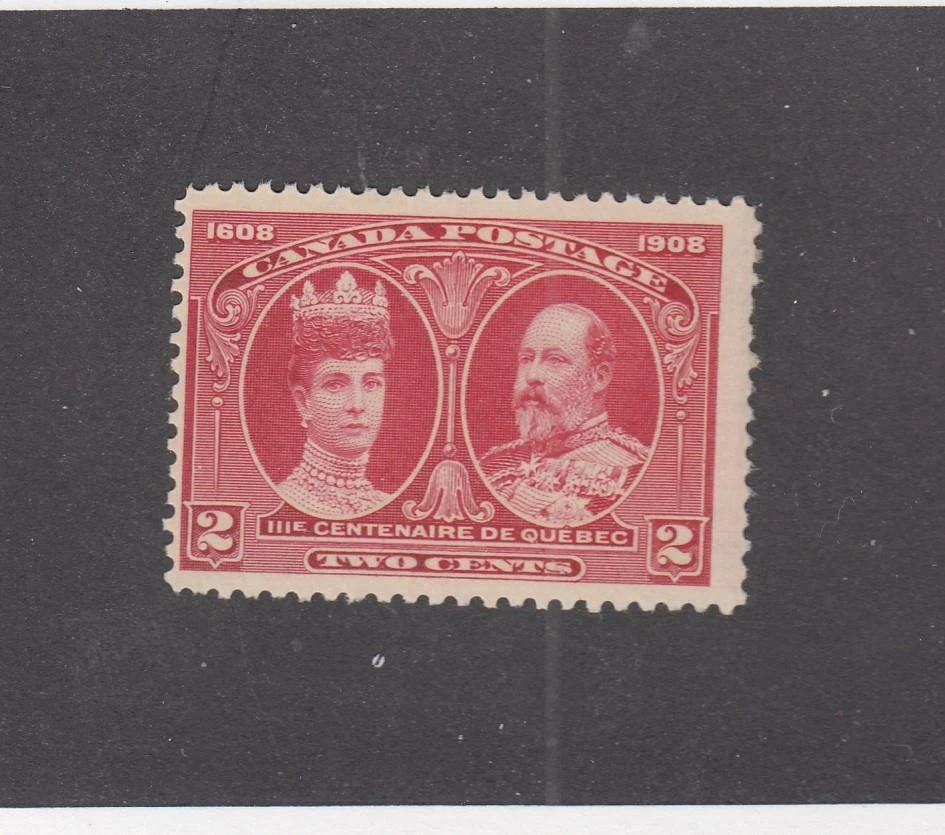 CANADÁ (MK1588) # 98 FVF-MNH 2 cts KEVII y Alexandra / Carmine Cat valor $150 Foto 1 de 1