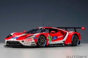 81911 AUTOart 1:18 Ford GT 2019 #67 Le Mans 24H LMGTE Pro Class Red / White - Picture 1 of 5