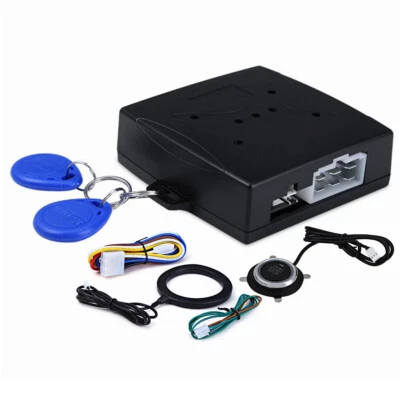Car RFID Ignition Switch Engine Start Push Button Keyless Entry Starter Stop Kit - Image 1 of 4
