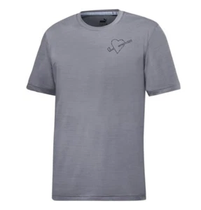 Puma Herren Cloudspun Love Golf T-Shirt 539115_01 Quiet Shade Heather Größe Small - Bild 1 von 2