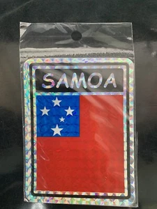 Calcomanía de coche pegatina bandera de Samoa - Imagen 1 de 1