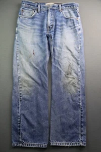 Jeans uomo Levi's 505 2010 taglio dritto lavaggio pietra macchiata tg 32x29 (misura 32x27) - Foto 1 di 11