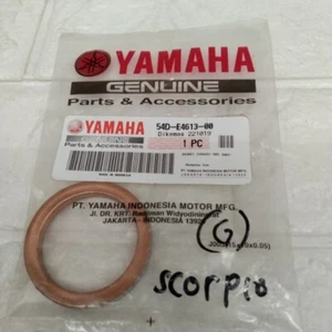 Genuine Yamaha Scorpio Z SX4 SX225 2001-2014 Exhaust Pipe Gasket 54D-E4613-00 - Picture 1 of 5