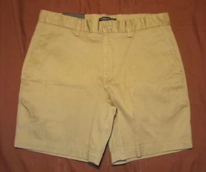 Pantalones Cortos Banana Republic Para Hombres Aiden, Mezcla de Algodón, Marrón Dorado, Talla 30 NUEVO Reg $60 - Imagen 1 de 6