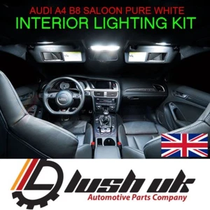 14x Audi A4 B8 A5 Interior LED Bulbs Kit XENON WHITE LED INTERIOR LIGHTS - Picture 1 of 1