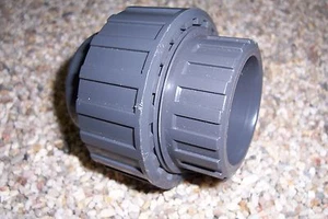  Fitting PVC Verschraubung 40 mm mit 2x Klebemuffe - Bild 1 von 1
