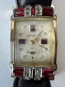 Vintage Watch LORD ALAN GENEVA Art Deco Mechanical Wind Up 25mm - Picture 1 of 16