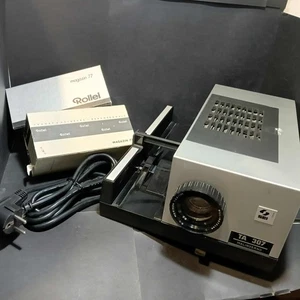 Proiettore diapositive Malinverno TA 307 Sei Torino con 2 magazzini Rollei - Imagen 1 de 14