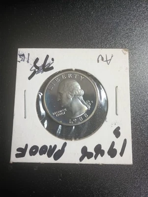 Wasington Proof Quarter 1988 - Image 1 of 2
