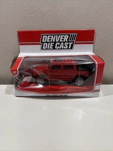 Menard Denver Die Cast Hummer Red  Not Mint D2 - Picture 1 of 3