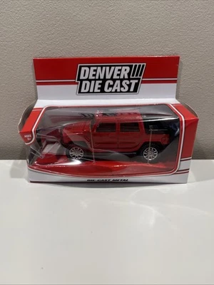 Menard Denver Die Cast Hummer Red  Not Mint D2 - Image 1 of 3